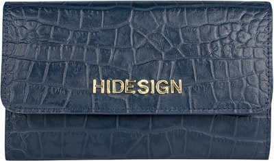 

Hidesign Women Blue Genuine Leather Wallet(4 Card Slots)