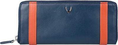 

Hidesign Women Casual Blue Genuine Leather Wallet(8 Card Slots)