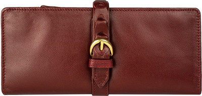 

Hidesign Women Red Genuine Leather Wallet(16 Card Slots)