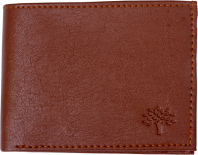 

VSR Men Tan Genuine Leather Wallet(5 Card Slots), Brown;tan