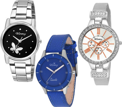 

VIOMY 3L8003 Complete & perfect combo with different dial & chain style of all occasion for Girls Watch - For Girls
