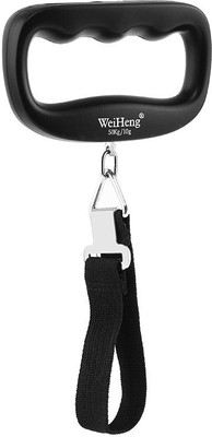

Alpha A14 Digital Luggage Weighing Scale with Belt and Green Backlight - 50kg Weighing Scale(Black)
