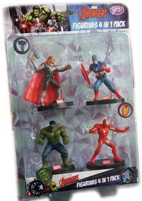 

GRV KREATIONS AVENGERS FIGURE 4 IN 1(Multicolor)