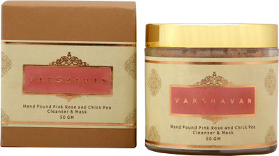 

Varshavan Hand Pound Pink Rose & Chick Pea (Cleanser & Mask 2 in 1)(50 g)