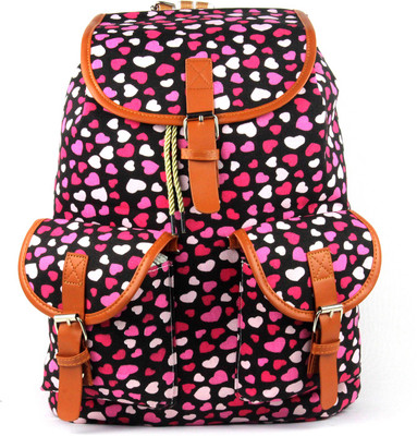 

RAMPOSH Canvas Printed Backpack Multicolor 89 Laptop Bag, College Bag 15 L Backpack(Multicolor)