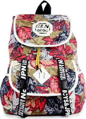 

RAMPOSH Canvas Printed Backpack Multicolor 94 Laptop Bag, College Bag 15 L Backpack(Multicolor)