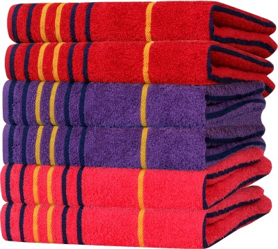 AkiN Cotton 550 GSM Hand Towel Set(Pack of 6)