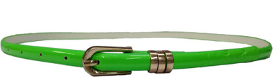 

FILMAX® ORIGINALS Women Casual, Formal, Party Green Texas Leatherite Belt, Parrot green
