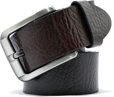 

LOOPA Men Formal Black Artificial Leather Belt, Brown