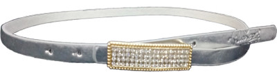 

FILMAX® ORIGINALS Women Casual, Formal, Party Silver Texas Leatherite Belt