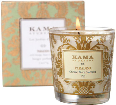 

Kama Ayurveda Paradiso Candle(White, Pack of 1)