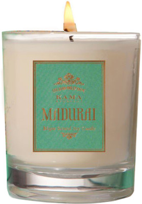 Kama Ayurveda Madurai Candle(Beige, Pack of 1)