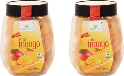 

Nature Pure Dried Fruits-Mango Slices jar (150g x 2) Natural Candy(Pack of 2)