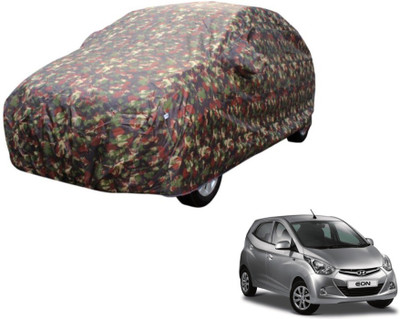 MOCKHE Car Cover For Hyundai Eon (Without Mirror Pockets)(Multicolor)