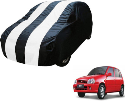 Flipkart SmartBuy Car Cover For Maruti Suzuki Zen (Without Mirror Pockets)(Blue, White)