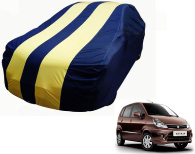 MOCKHE Car Cover For Maruti Suzuki Zen Estilo (Without Mirror Pockets)(Blue, Yellow)