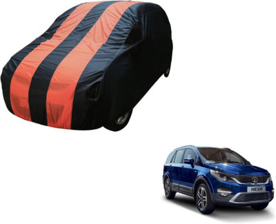 Flipkart SmartBuy Car Cover For Tata Hexa (Without Mirror Pockets)(Blue, Orange)
