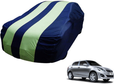 MOCKHE Car Cover For Maruti Suzuki Swift Dzire (Without Mirror Pockets)(Blue, Green)