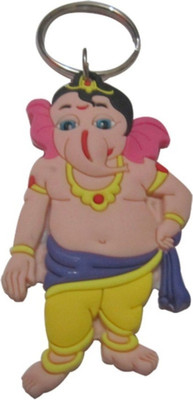 

kartstring Ganpati Rubber Key Chain(Multicolor)