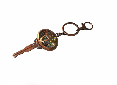 

kartstring Toyota Logo Heavy Metallic Key Shape Key Chain(Multicolor)