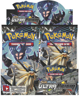 

AncientKart Pokemon Ultra Prism Booster Box with Shinning cards(Multicolor)