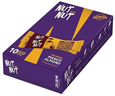 

NutNut Mango Almond All natural snack bar(300 g, Box, Pack of 10)