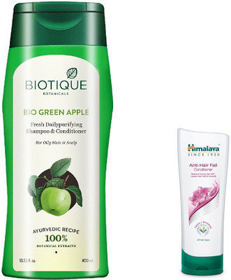 

Himalaya Anti Hair Fall Conditioner, Bio Green Apple Shampoo & Conditioner(Set of 2)
