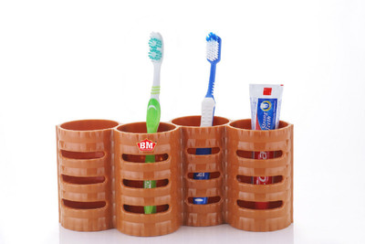 

BM Kitchenware Compartments Plastic Pen / Multi Stand (Multicolors) Plastic Toothbrush Holder(Multicolor)
