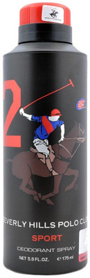 

Beverly Hills Polo Club Sport No 2 Deodorant for Men Deodorant Spray - For Men(175 ml)
