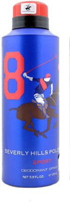 

Beverly Hills Polo Club Sport No 8 Deodorant for Men Deodorant Spray - For Men(175 ml)