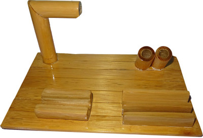 

BRTC 1 Compartments Bamboo Multipurpose Stand(Wood Color)