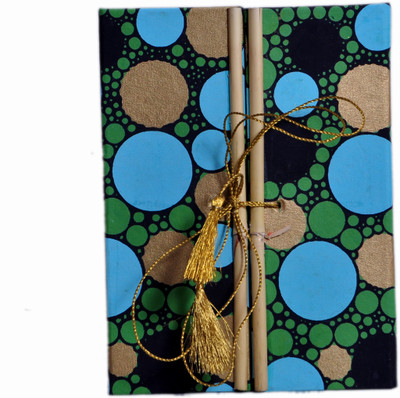 

MakenStyleCollection A5 Diary(HANDMADE PAPER DIARY AND BOOKMARK, Multicolor)