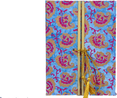 

MakenStyleCollection A5 Diary(HANDMADE PAPER DIARY AND BOOKMARK, Multicolor)