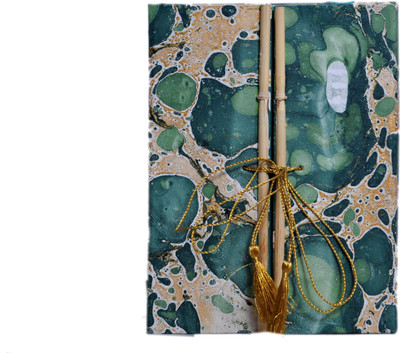 MakenStyleCollection A5 Diary(HANDMADE PAPER DIARY AND BOOKMARK, Multicolor)