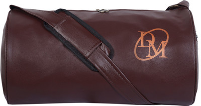 

Dee Mannequin Unisex Dark Brown Leathrite Gym Bag(Brown)