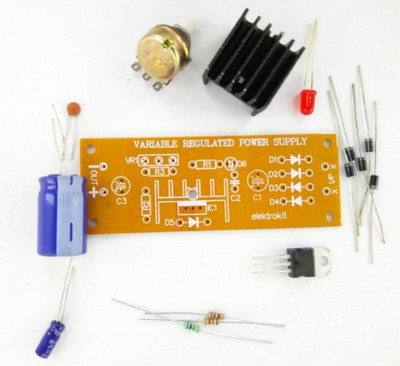 

SunRobotics Variable Regulated Power Supply DIY Kit Educational Electronic Hobby Kit