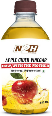 

N2H Unfiltered Apple Cider Vinegar(500 ml, Apple Flavored)