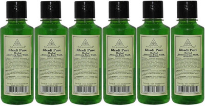 

KHADI PURE GRAMODYOG HERBAL ALOEVERA FACE WASH-PACK OF 6 Face Wash(1260 ml)