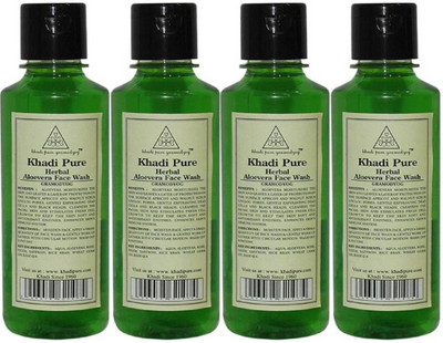 

KHADI PURE GRAMODYOG HERBAL ALOEVERA FACE WASH-PACK OF 4 Face Wash(840 ml)