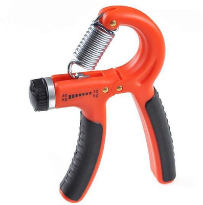 Leosportz Hand Gripper For Best Hand Exerciser Grip Adjustable 10kg to 40kg Hand Grip/Fitness Grip(Orange)