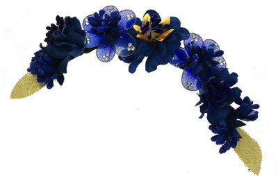 

Anuradha Art Jewellery French Roll Braid Extension(Blue)