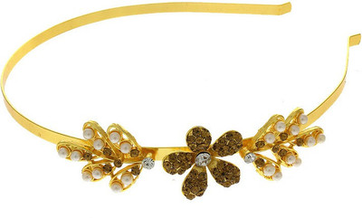 

Anuradha Art Jewellery Hair Band Hair Band(Gold)