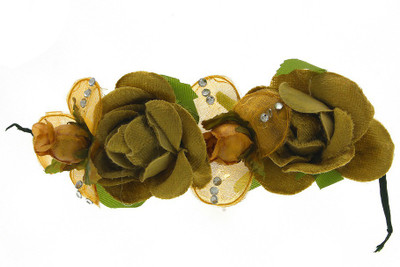 

Anuradha Art Jewellery French Roll Braid Extension(Gold)