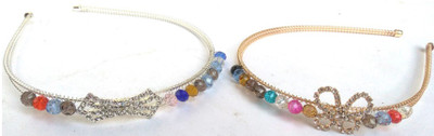 

P17 collection combo of silver and gold hair band Hair Band(Multicolor)