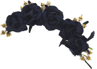 

Anuradha Art Jewellery French Roll Braid Extension(Blue)