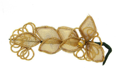 

Anuradha Art Jewellery French Roll Braid Extension(Gold)