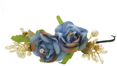

Anuradha Art Jewellery French Roll Braid Extension(Blue)