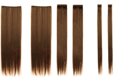 

Rapunzel 6 Pcs 14 Clip 24" Medium Brown Extension Hair Extension