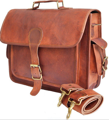

handcrafted exports Messenger Bag(Brown)