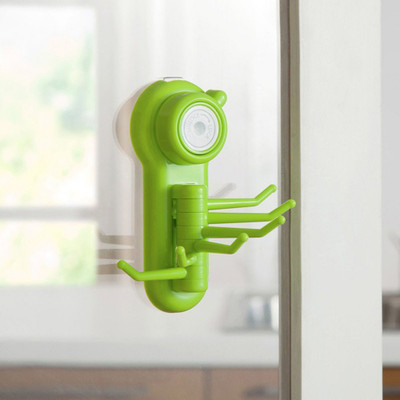 

ROYALDEALSHOP 6 Hook Hanger Suction Cup Wall Vacuum for Bathroom Key Towel Scrubber Holder - 1Pc 6 - Pronged Key Holder(Multicolor Pack of 1)